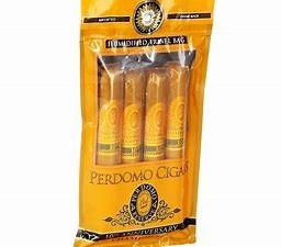 Perdomo 10th Anniversary Connecticut Humibag Connecticut Epicure 4 Pack 