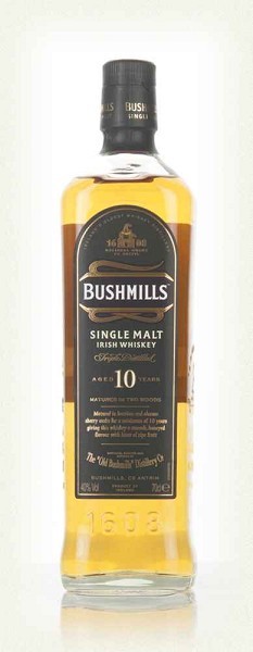 Bushmills 10 Year Irish Single Malt Whiskey 