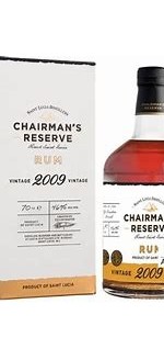 Chairmans Reserve 2009 Vintage Rum