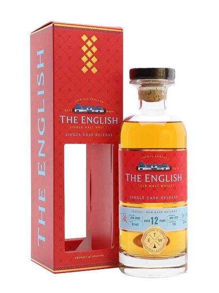 The English Whisky Co Peated 12 Year Rum Cask