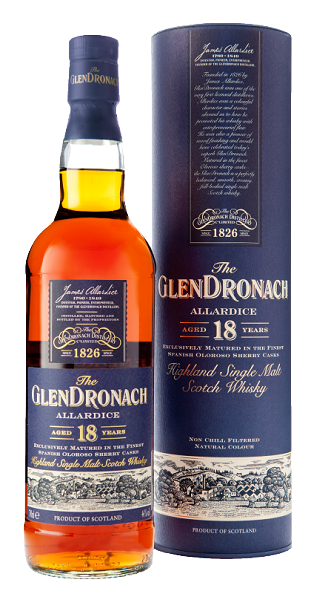 Glendronach 18 Year Allardice Single Malt Whisky