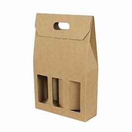 Triple Cardboard Bottle Gift Box