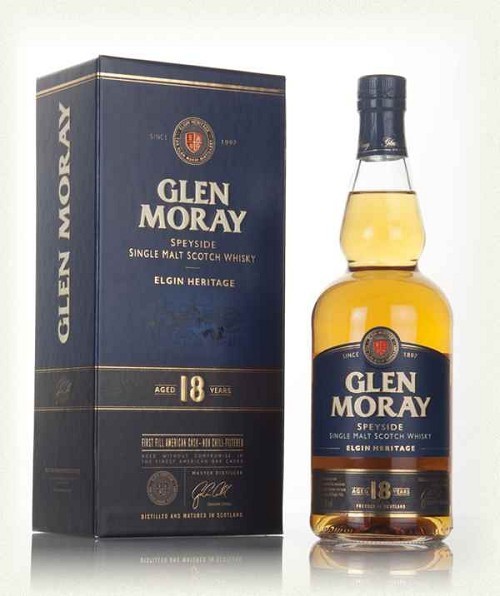 Glen Moray 18 Year Single Malt Whisky 